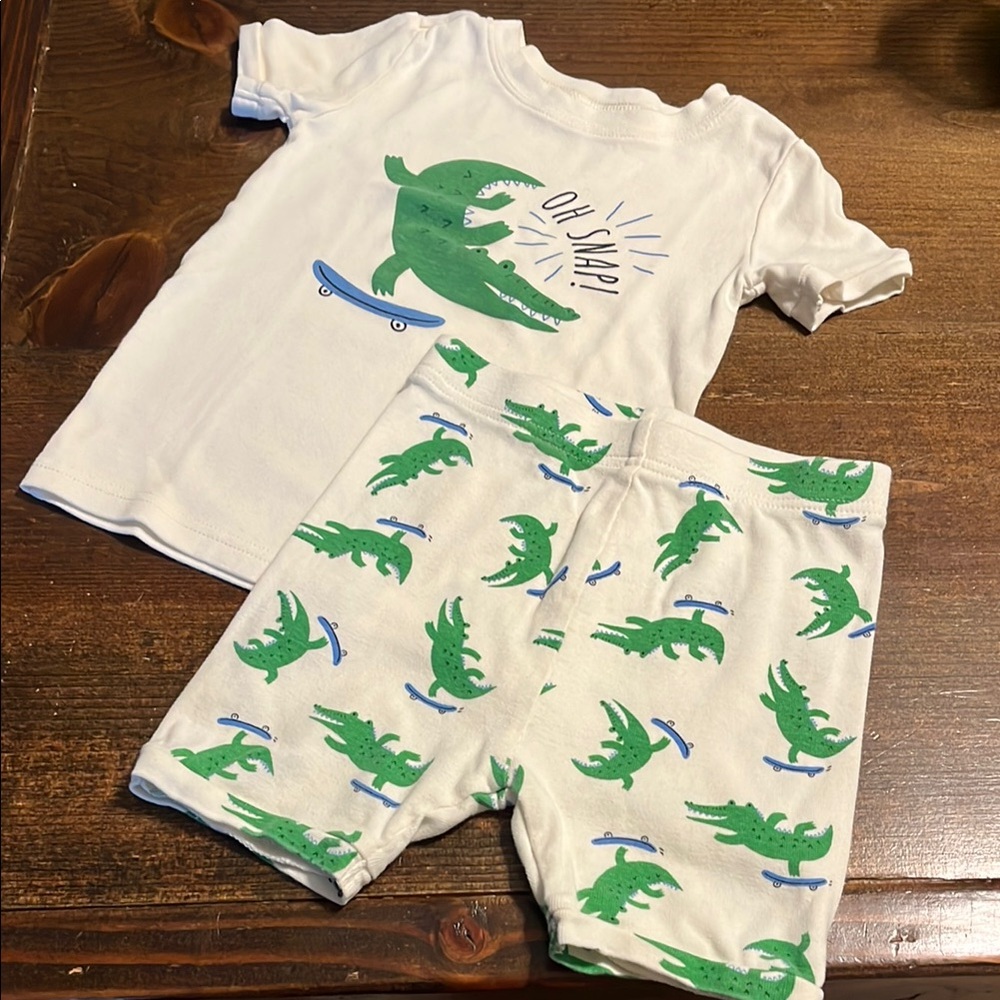 5t Boys Old Navy Pajamas Alligator Shorts